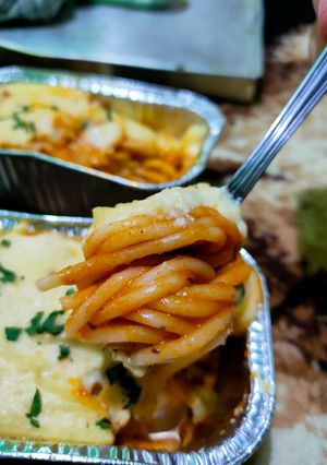 Foto resep Spaghetti Brulee oven tangkring