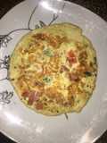 Vegetable and Ham Omelette