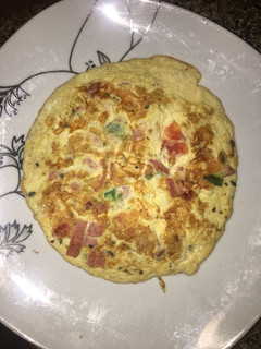 Una foto de Tortilla de huevo con verduras