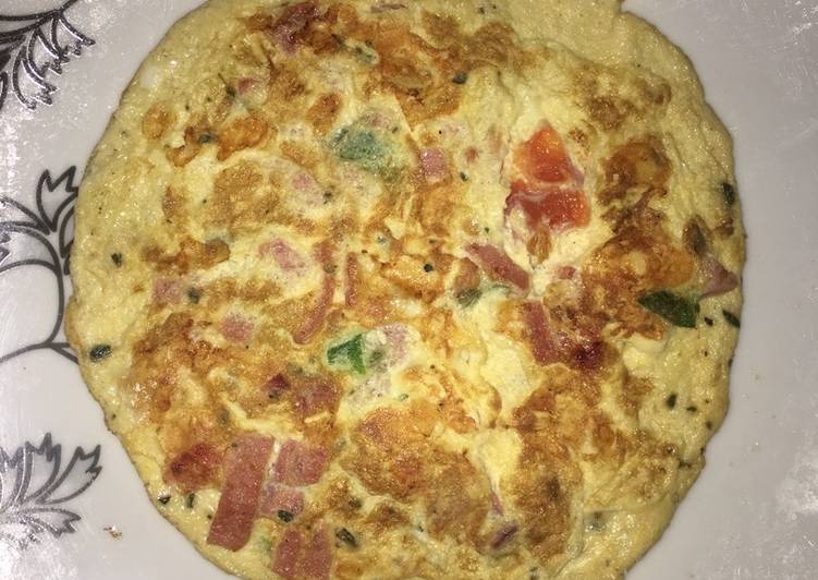 Tortilla de huevo con verduras Receta de Fayida Zeitun Cookpad