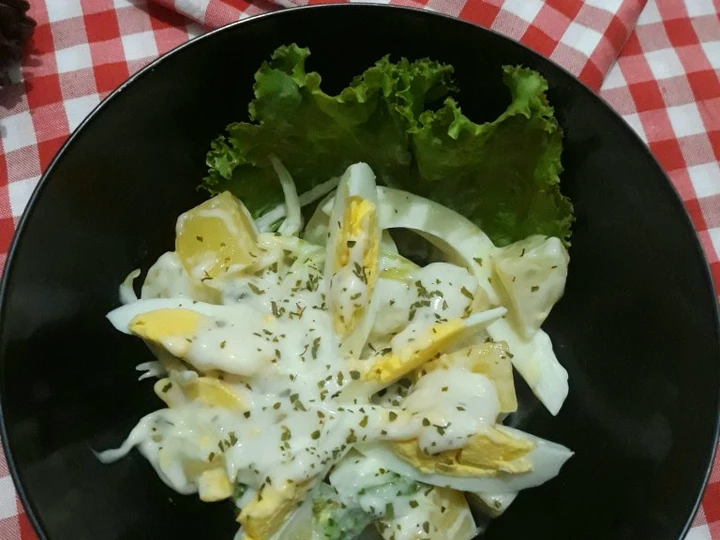 Cara Gampang Menyiapkan Resep  Salad Kentang Mayo Simple dan Enak yang Menggugah Selera, Enak Banget