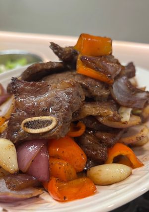 A picture of Black pepper rib bones.