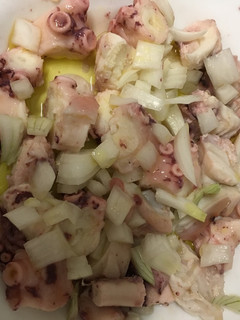 Una foto de Pulpo a la vinagreta