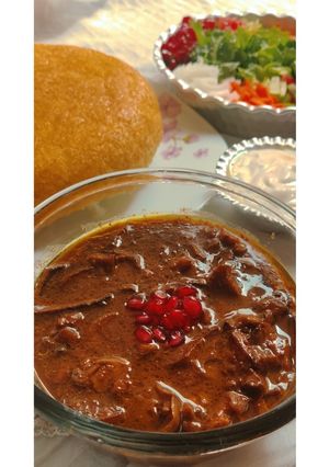 عکسی از دستور خورشت شش انداز