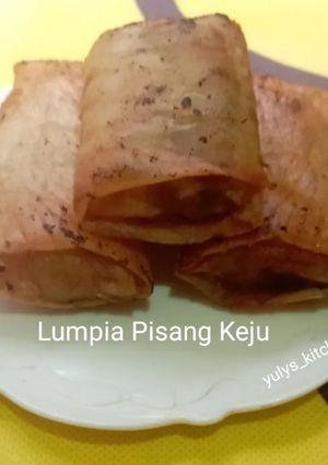 Foto resep Lumpia pisang keju