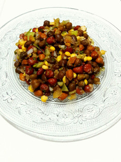 A picture of Chana Salsa Chaat.
