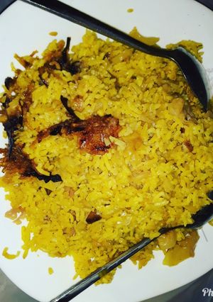 عکسی از دستور کلم پلو بدون گوشت