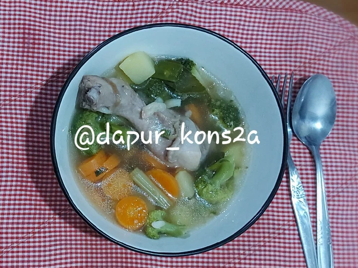 Langkah Gampang Membikin Resep ✨️Sup Ayam ala Pak Mien Klaten yang Lezat Sekali Anti Ribet, Menggugah Selera