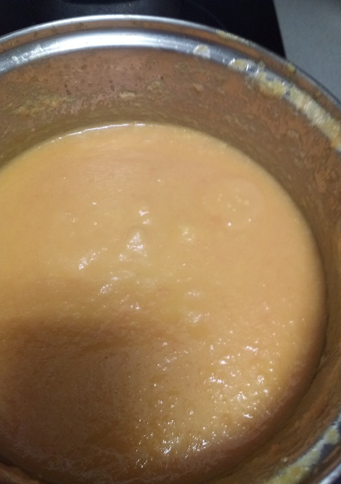 Una foto de Crema de zanahoria