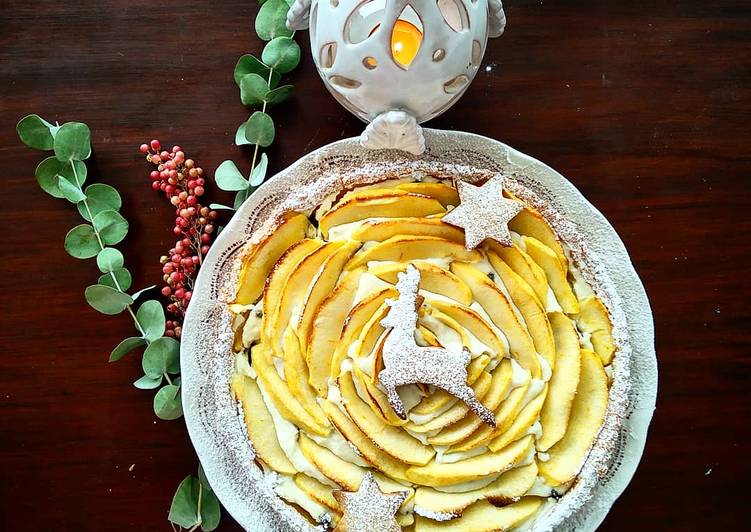 Crostata morbida ricotta e mele