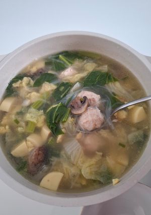 Foto resep Sup Sayur Bola Ayam