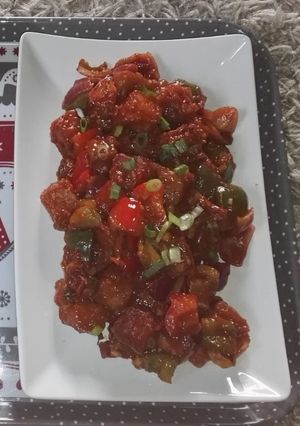 A picture of Chilli Paneer.