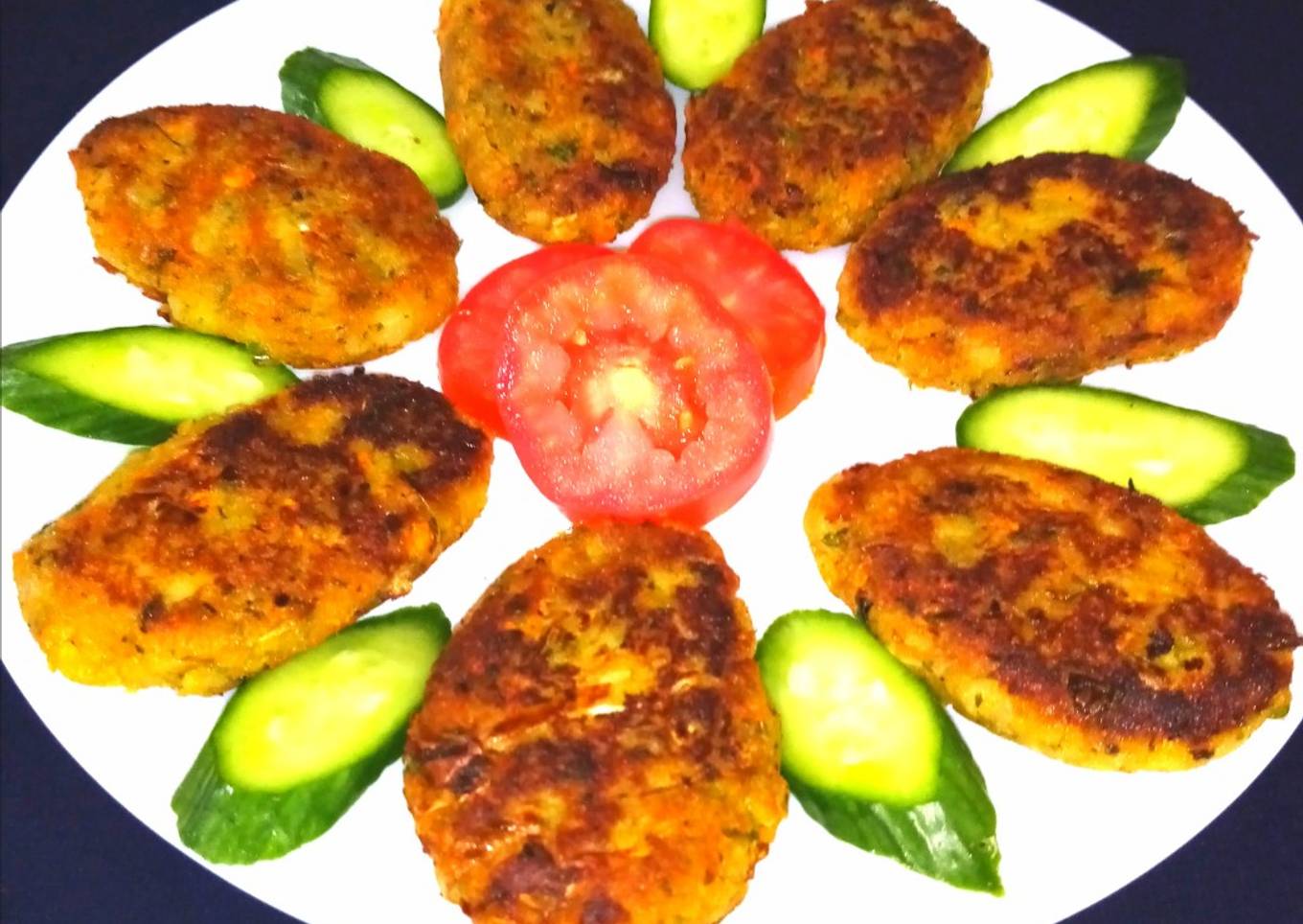 Bread and vegetable cutlets