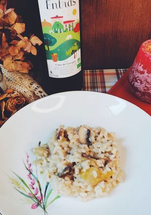 Une photo de RISOTTO ENDIVES-CHAMPIGNONS
