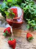 🥄Confiture 🫙fraise 🍓 menthe🪴🍃