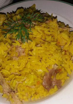 صورة لوصفة أرز بالدجاج 🍛🍛🍚🥕