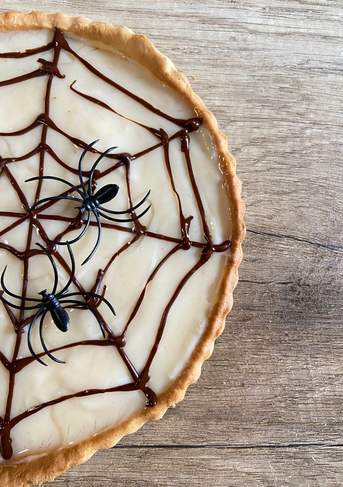 Una foto de Tartaleta de crema y chocolate en Airfryer (Halloween)