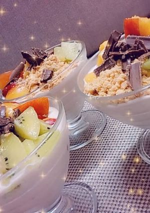 صورة لوصفة ياغورتي في المنزل🍦