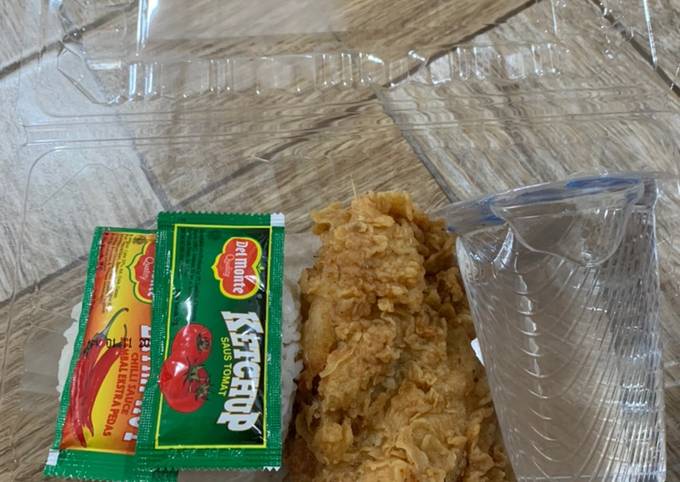 Cara Gampang Menyiapkan Ayam kentucky rumahan yang Enak Banget