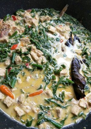 Foto resep Tempe Sayur Santan Daun Pakis