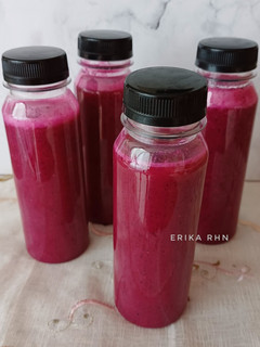 Foto resep Jus Buah Naga, Apel, Jeruk