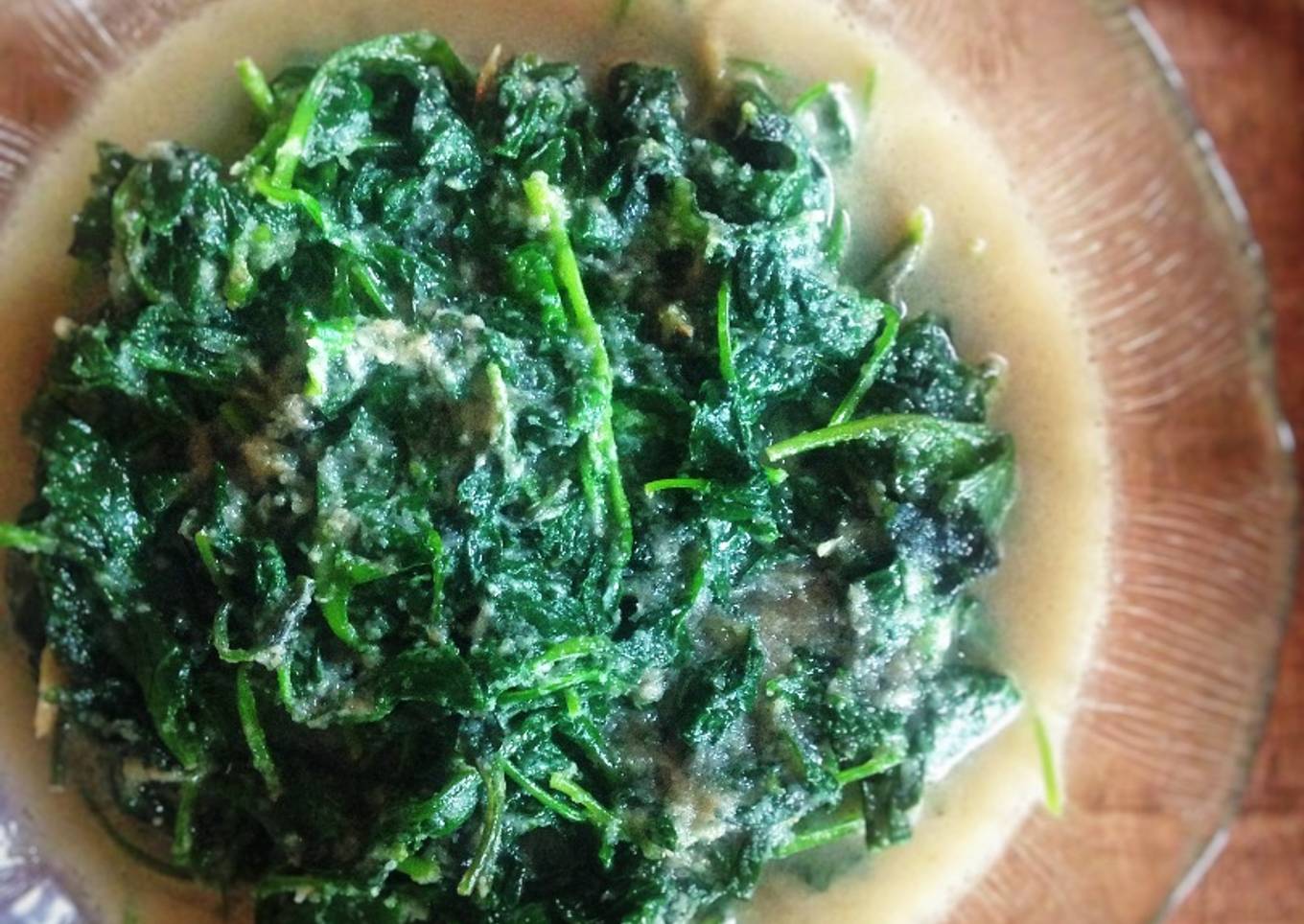 Bayam Brazil digoreng pada waktu pagi