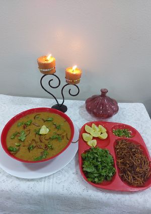 A picture of Mutton Haleem.