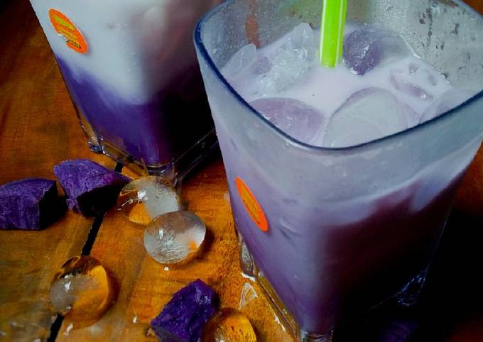 Resep Es Ubi ungu oleh Tine Wahyudi - Cookpad