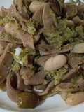 Tagliatelle di Castagne con Broccoletti e Cannellini