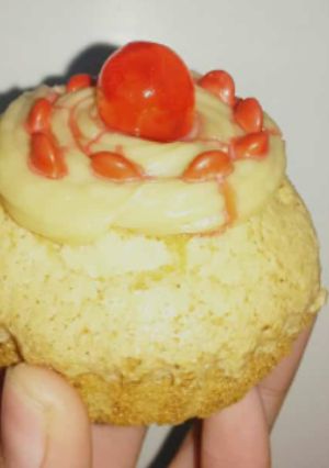 Una foto de Cupcakes de cerezas