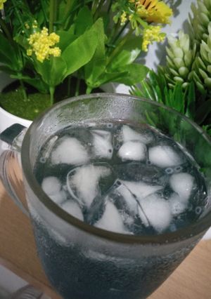 Foto resep 95. Es Bunga Telang