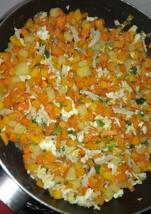 Foto resep Ayam Sayur (Isian Pastel)