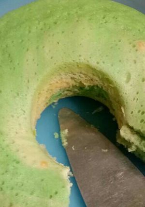 Foto resep Bolu Pandan energen jagung simpel
