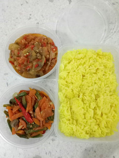 A picture of Yellow Coconut Rice *Vegan.