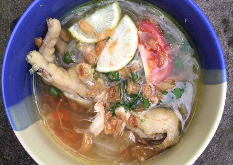 Bagaimana Menyiapkan Soto Ayam Ceker, Menggugah Selera
