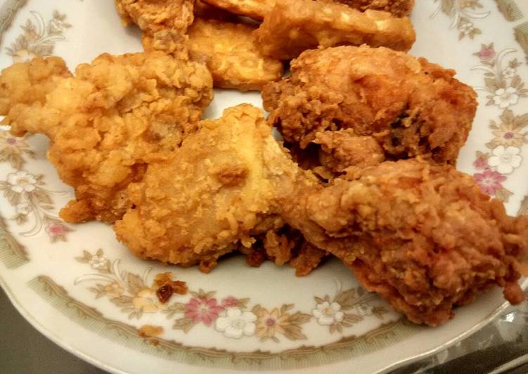 Resep Ayam Goreng Kriuk Rumahan Homemade Crispy Fried