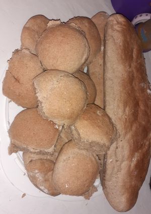 Una foto de Pan casero con harina integral