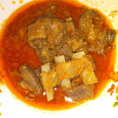 A picture of Mutton chukka.