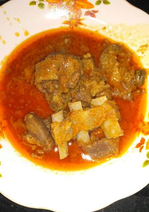 A picture of Mutton chukka.
