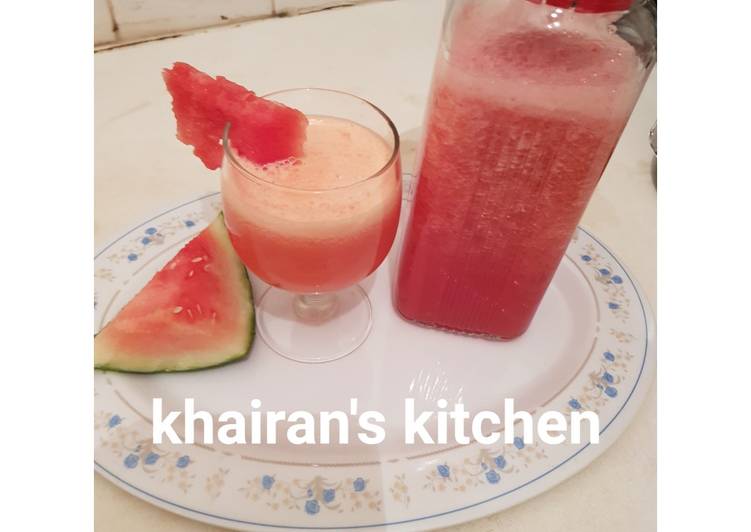 Steps to Prepare Perfect Watermelon juice