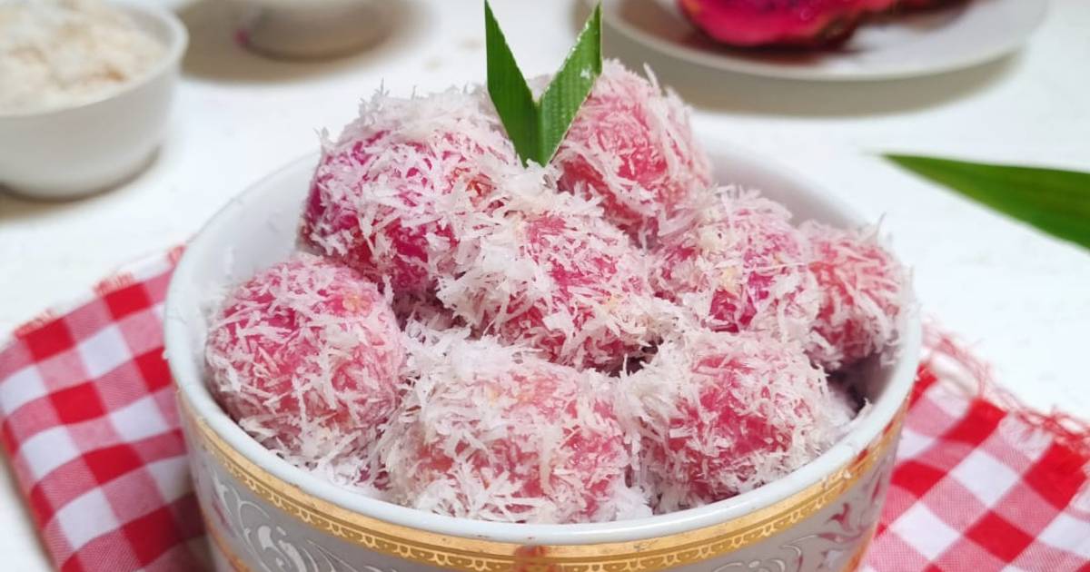 Klepon Buah Naga