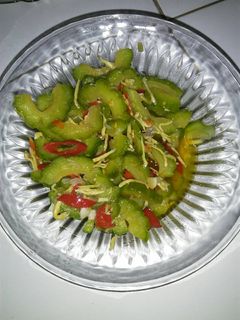 Foto resep Tumis Pare Teri Pedas