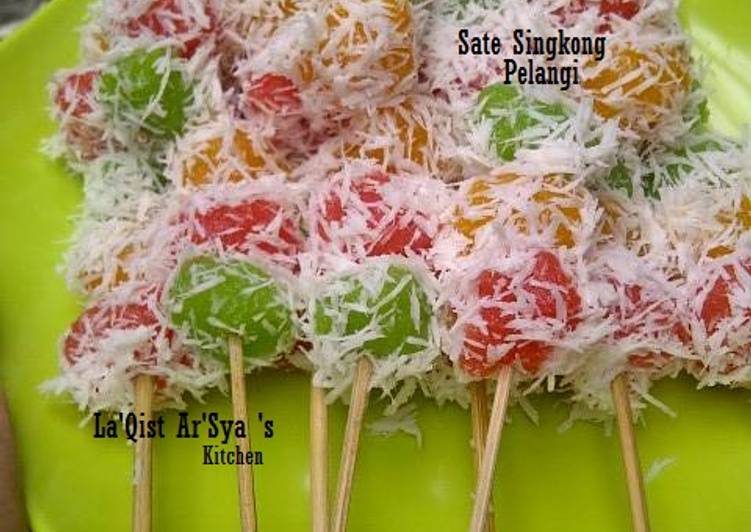 Resep Sate Singkong Pelangi, Enak