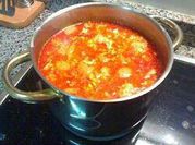 Una foto de migas con longaniza