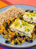 Orzo con merluzzo all’arancia