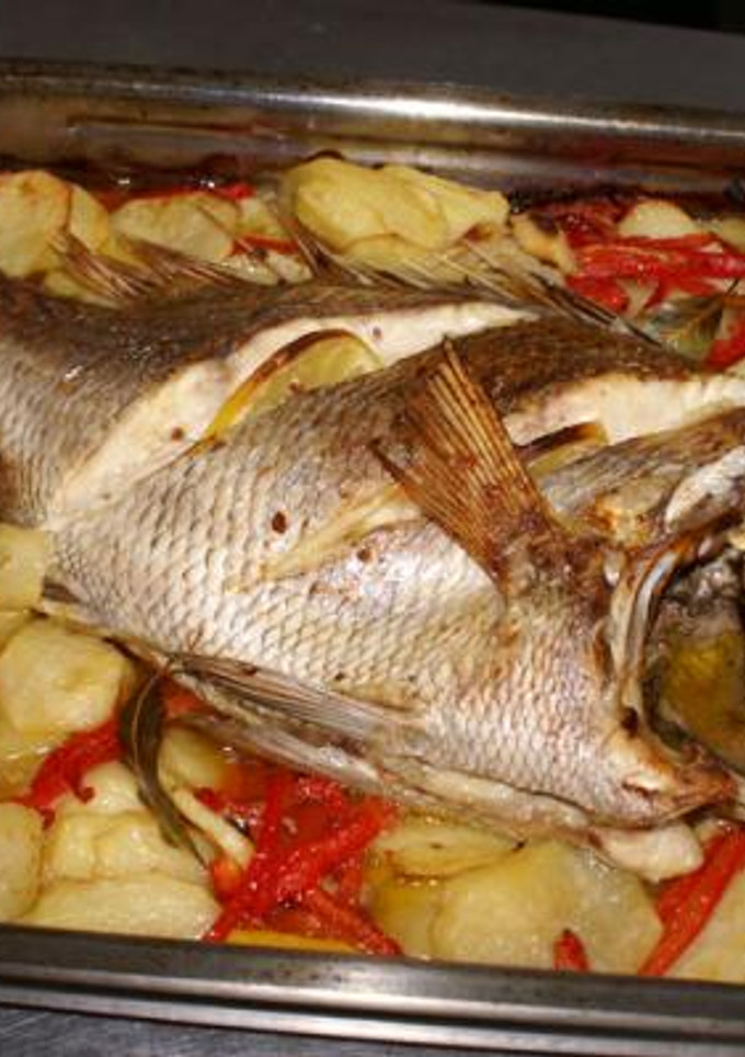 Una foto de Pescado al horno