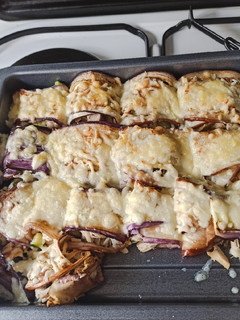 Una foto de Canelones de berenjena
