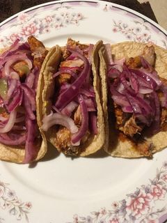 Una foto de Tacos de cochinita pibil