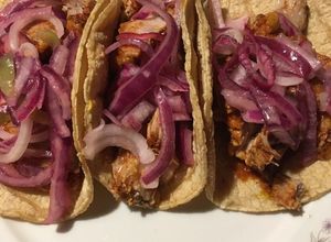 Una foto de Tacos de cochinita pibil