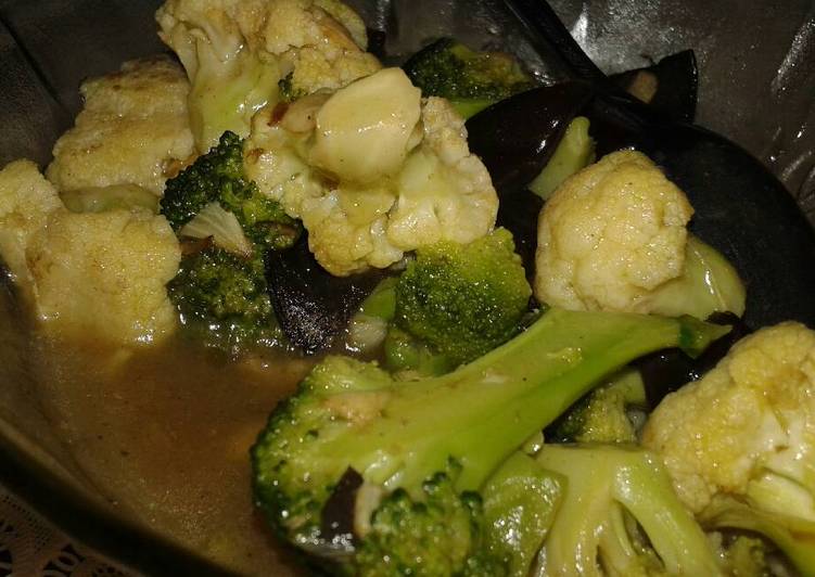 Cah brokoli minim bumbu
